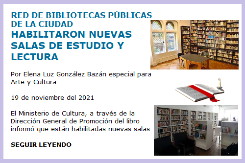 BIBLIOTECAS SALAS NUEVAS